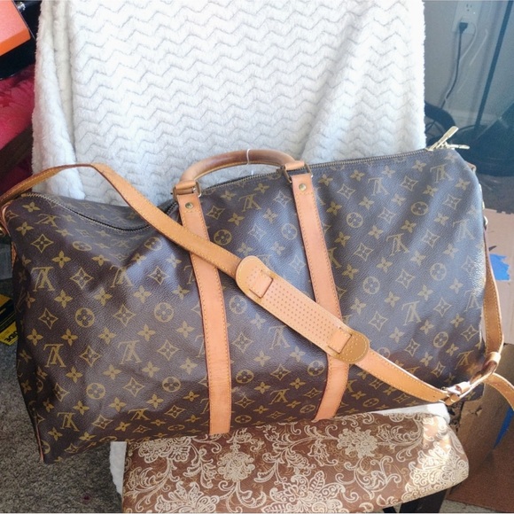Louis Vuitton Monogram Bandoulier Keepall 55 - Picture 13 of 16